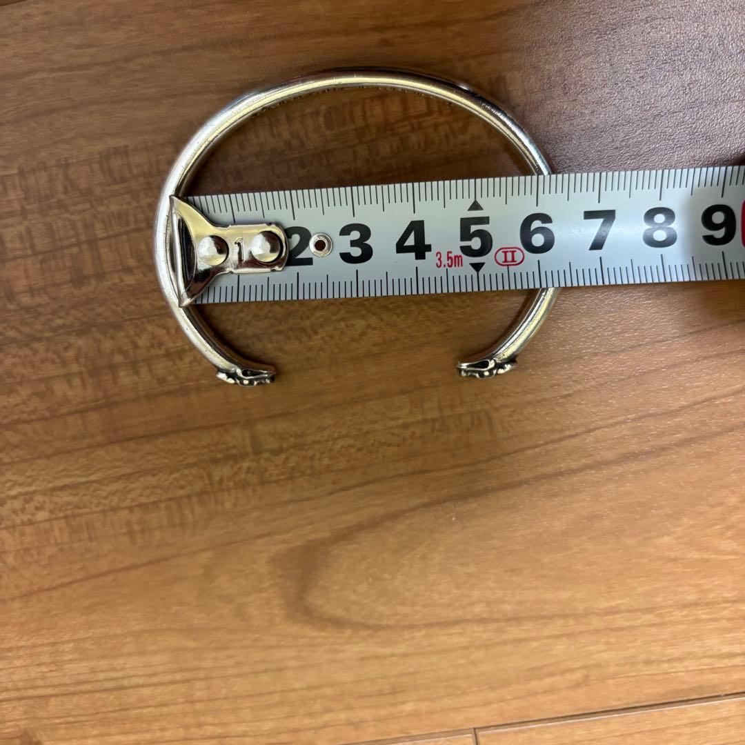 CHROME HEARTS スキニー ダブル ドッグ バングル ブレスレット