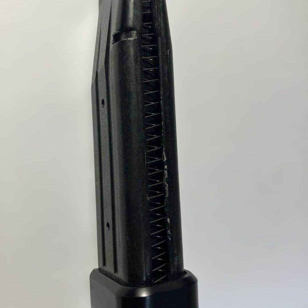 ガスガン シルバー/ブラック マガジン付き/ガス付き