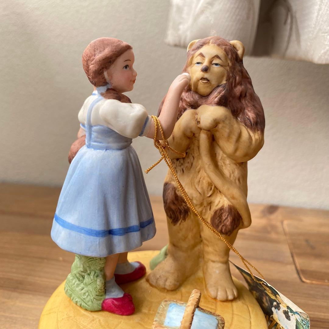 レア　オズの魔法使い セキグチ　オルゴール　タグ付　ドロシー　ライオン