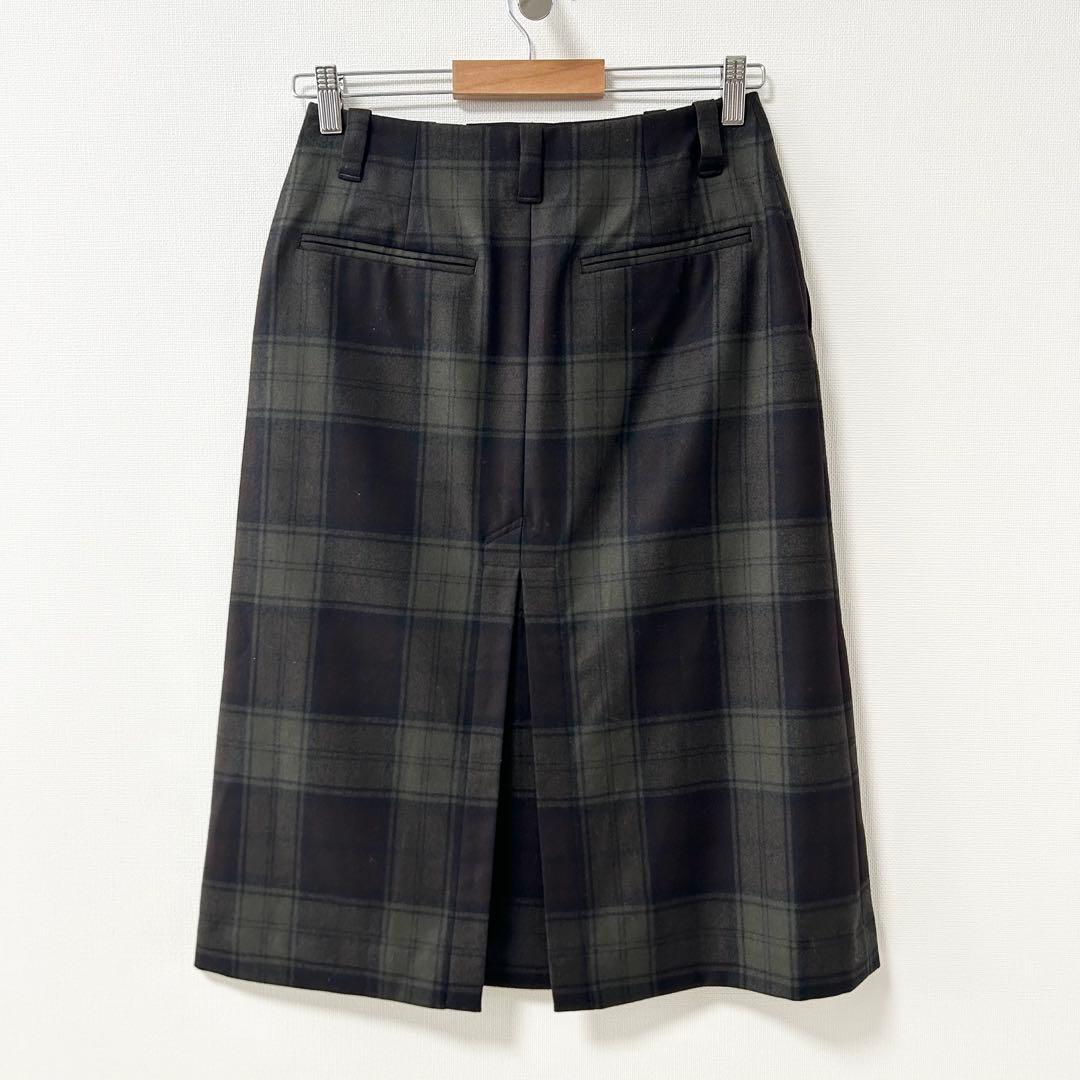 2024AW✨マーガレットハウエル　フォックスブラザーズ　チェック柄スカート
