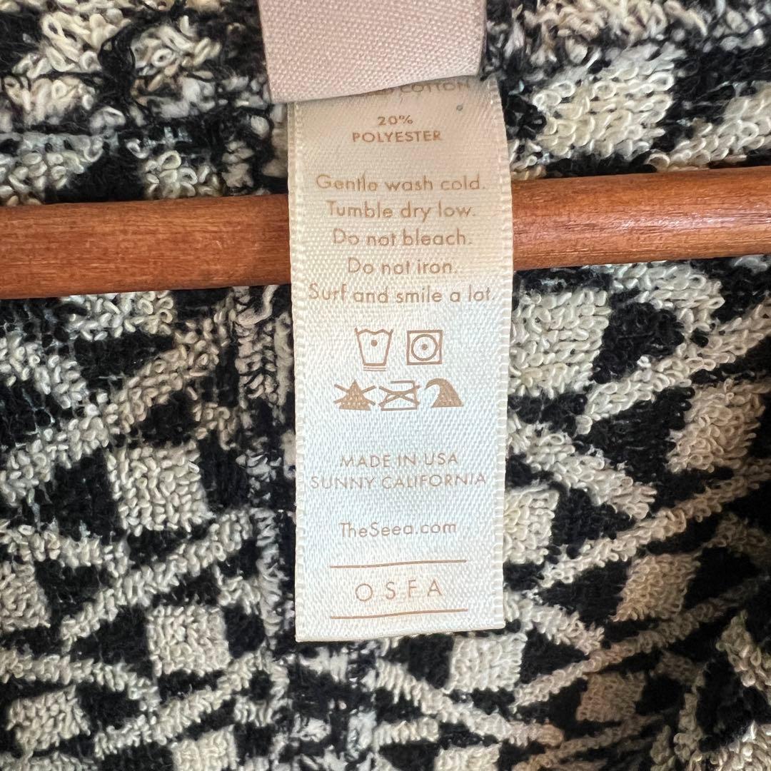 新品未使用　SEEA シーア　ポンチョ　タオルガウン