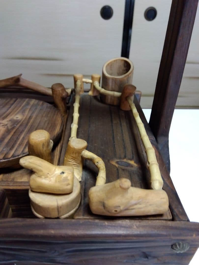 木製 手作り　煙草盆　芝居　小道具