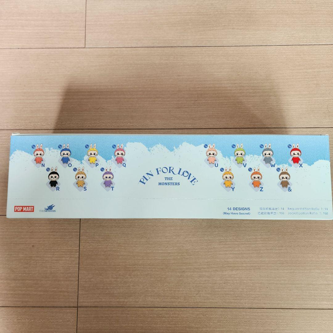 【 アソート 】LABUBU ラブブ PIN FOR LOVE イニシャル