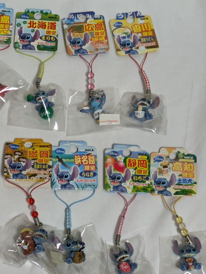スティッチ　ご当地　ストラップ　根付　まとめ売り　28点