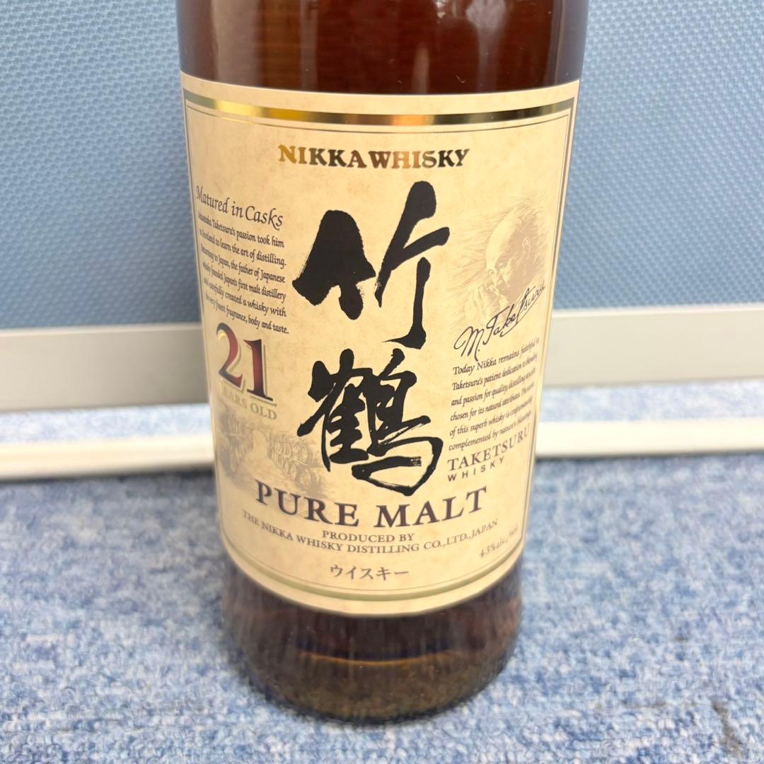 竹鶴 21年 ピュアモルト　ウイスキー　700ml 43度　(終売品) 1463