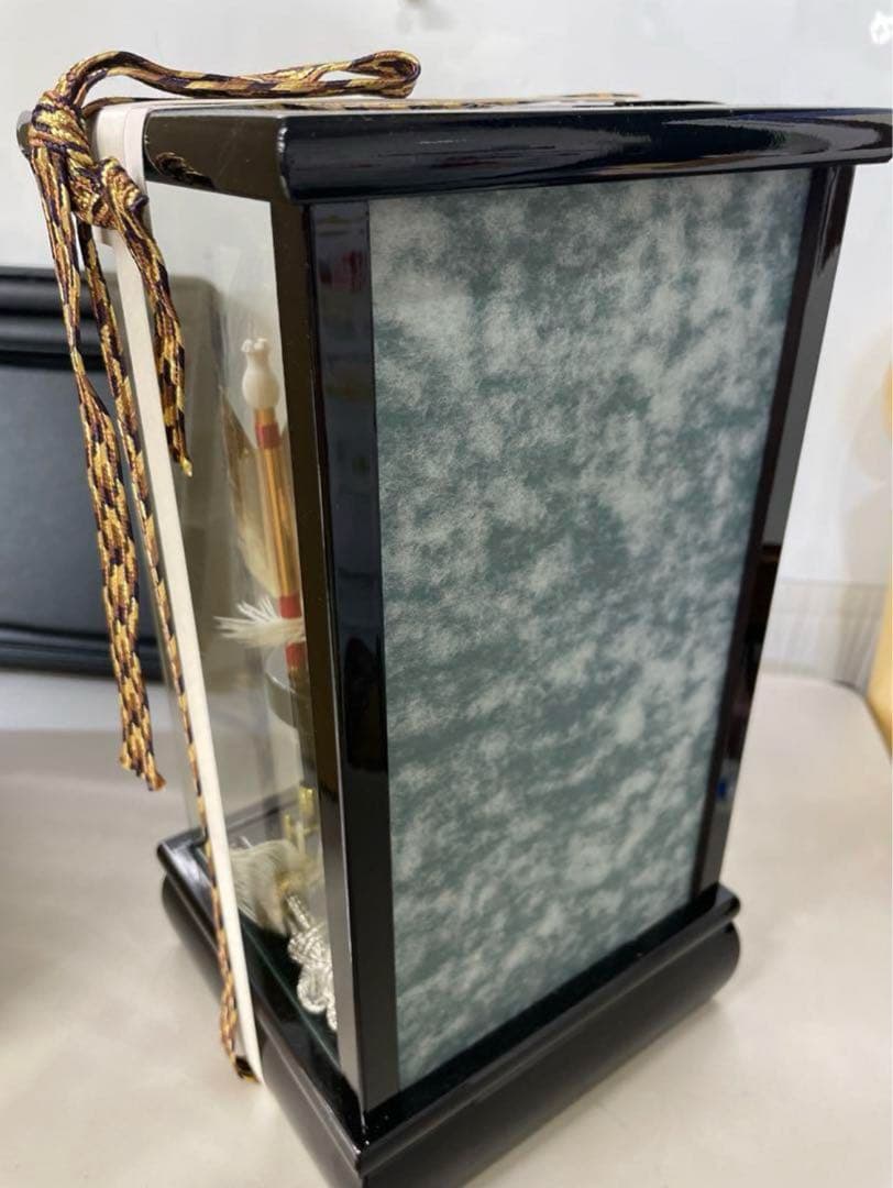 新品未使用　6号 パノラマケース入り破魔弓 天然羽根 コンパクト 破魔矢