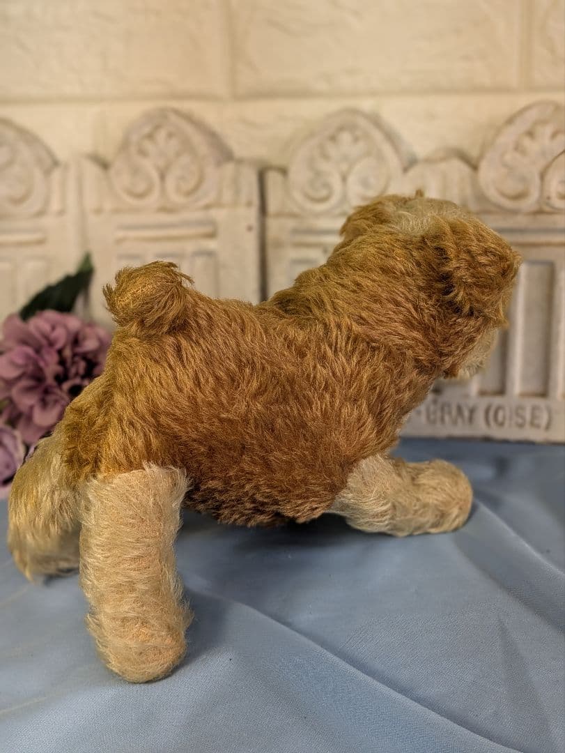 アンティーク ドイツ製 犬 ぬいぐるみ 横幅３０cm