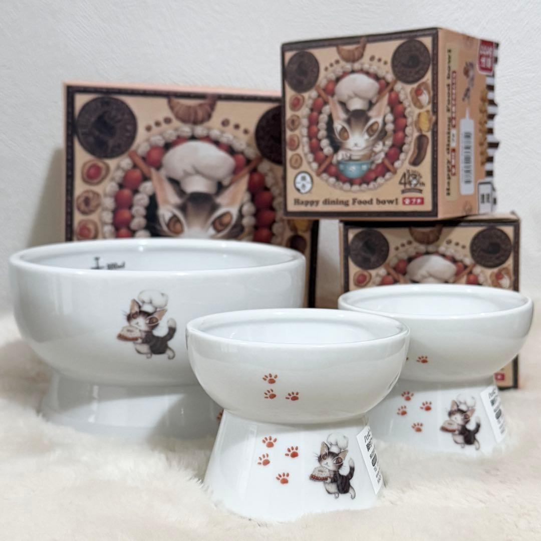 お値下げ！猫壱 ダヤンコラボ 限定品 ウォーターボウル・フードボウルプチ