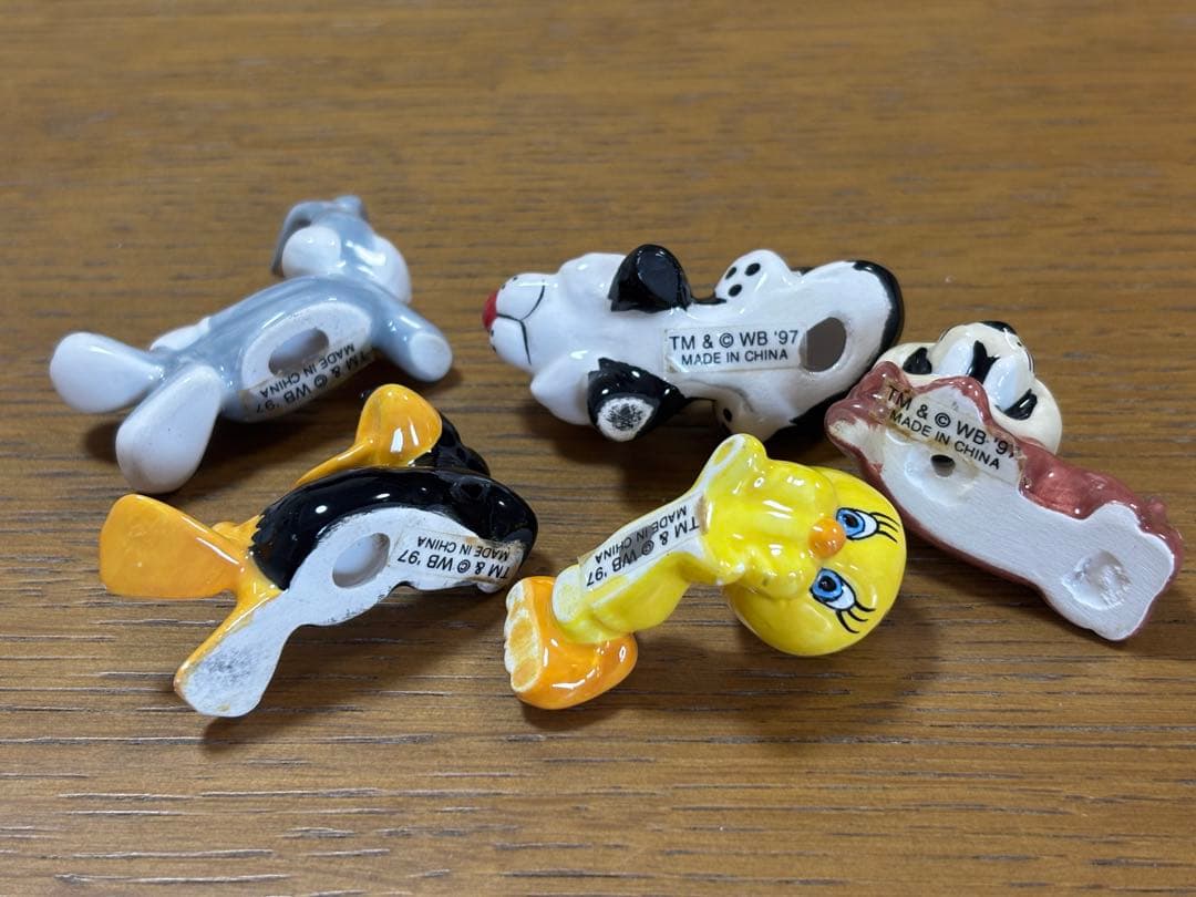 バックスバニー・ダフィー・ダック フィギュアetc5体セット箸置、置物、フィギア