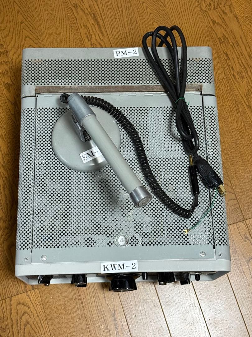 Collins真空管式トランシーバーＫＷＭ-2 動作確認済・マイクロホン、電源付