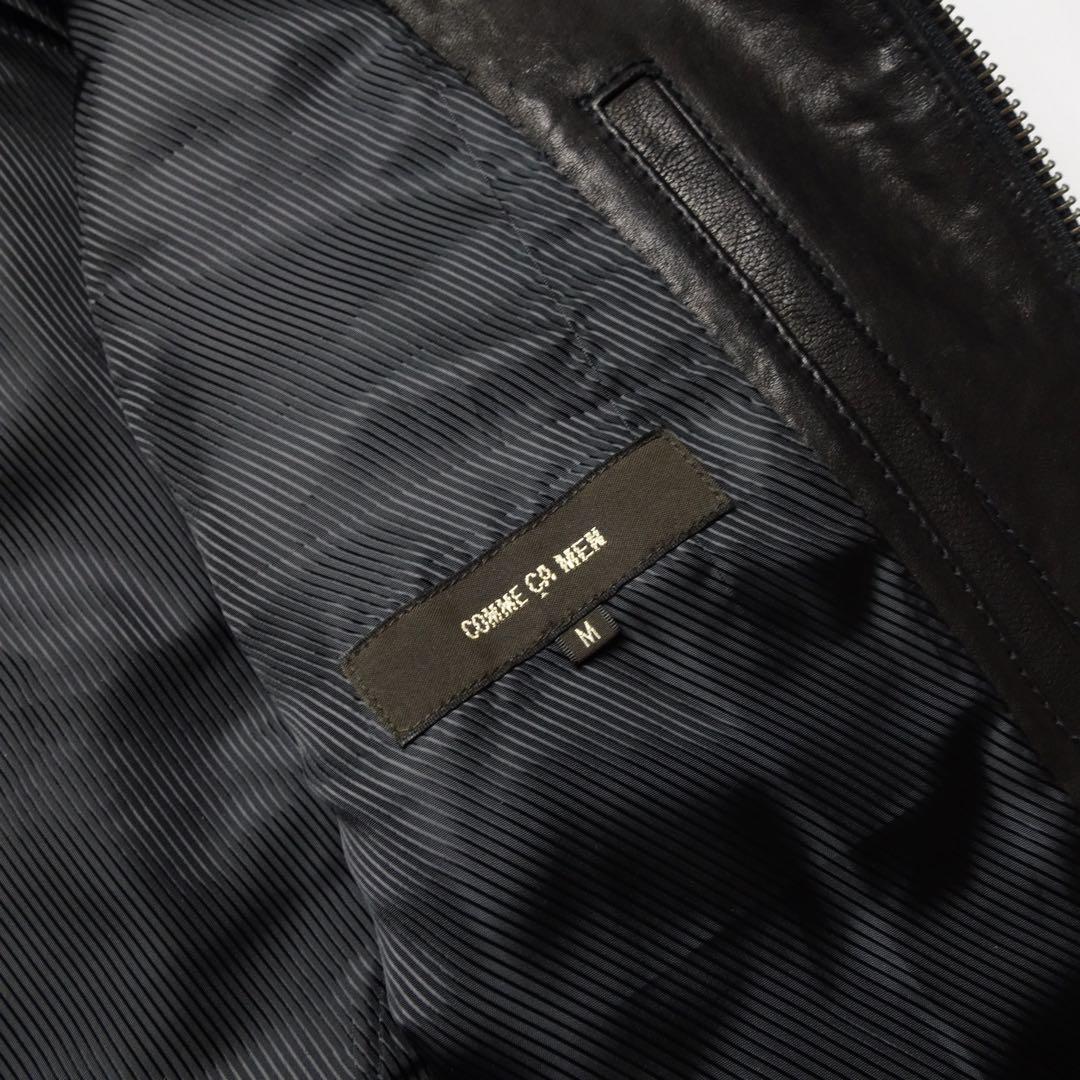 ジャケット・アウター 00s COMME CA MEN Fur Leather Riders JKT