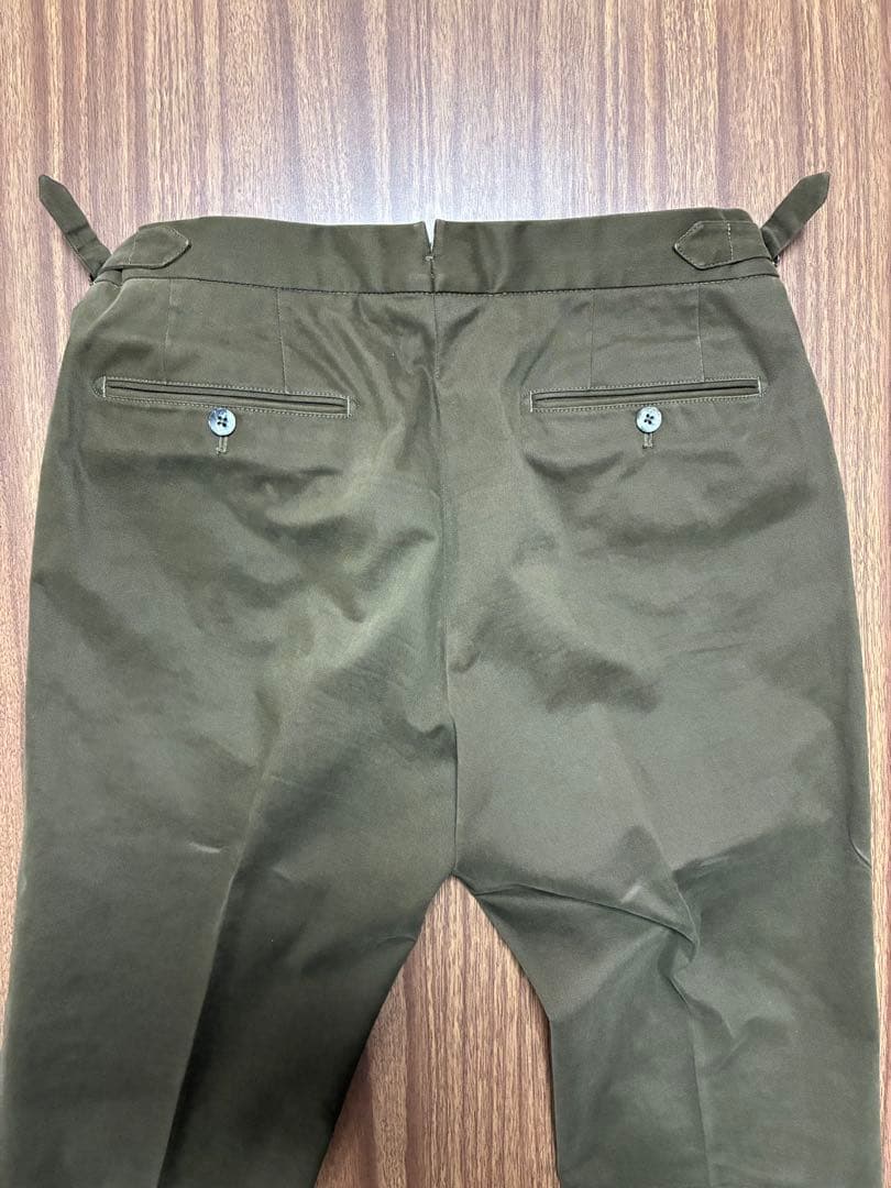 GTA HERRICK エリック コットン 2プリーツ サイドアジャスターパンツ