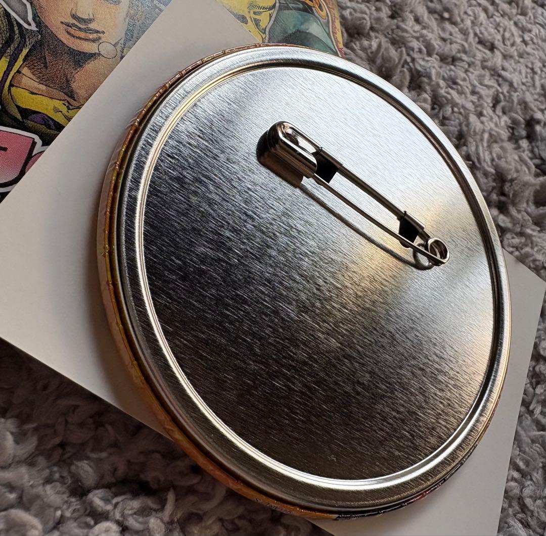 【未使用】ジョジョ展　缶バッジ　ジャイロ・ツェペリ