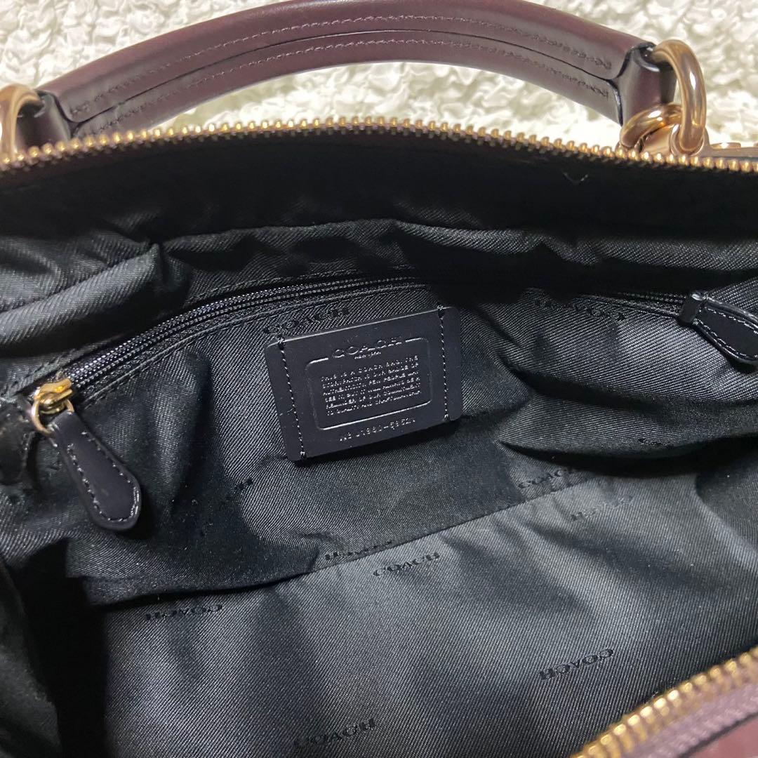 COACH レーン サッチェル 2way ハンドバッグ