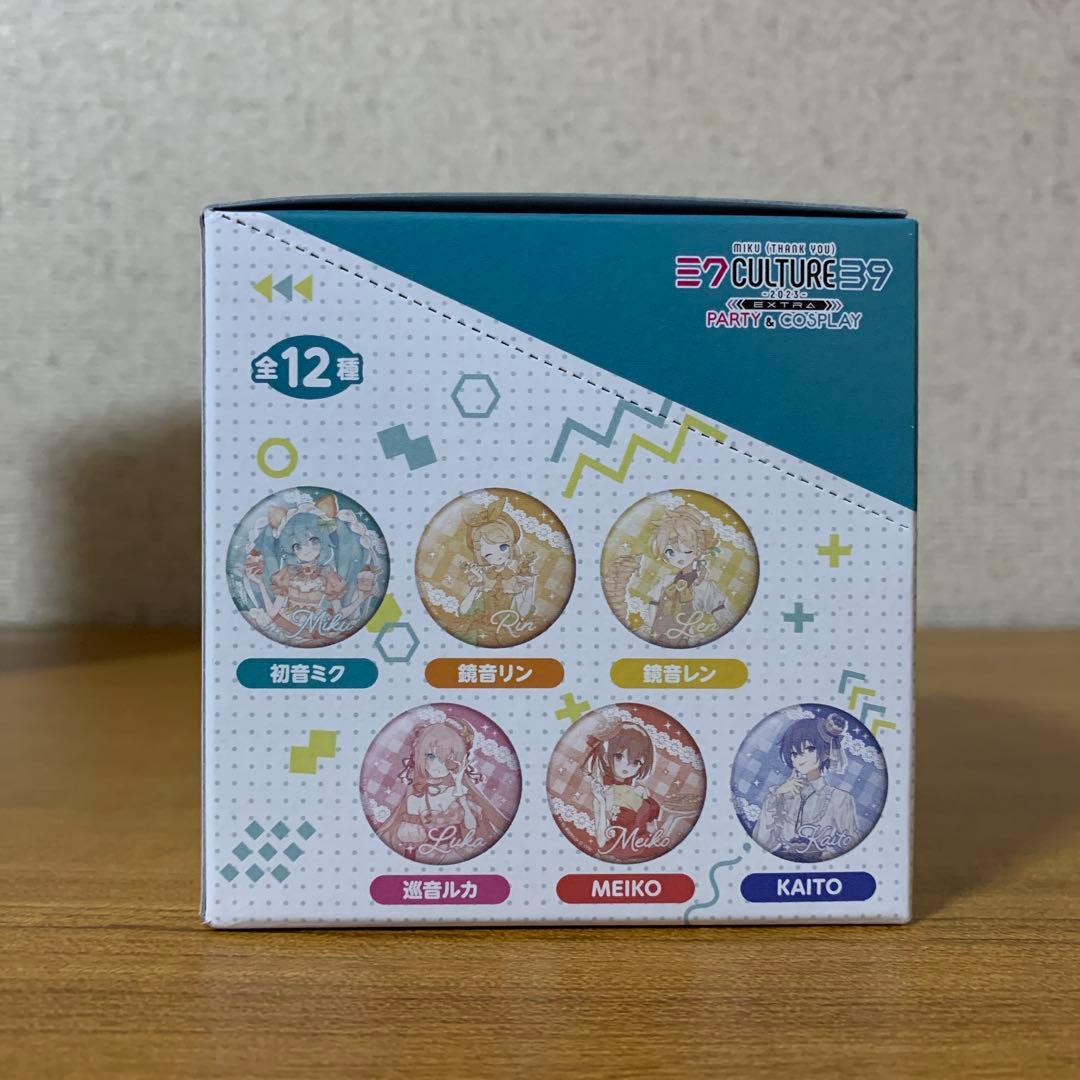 初音ミク Culture39 大き目メタリック缶バッジ 2023 4BOX②