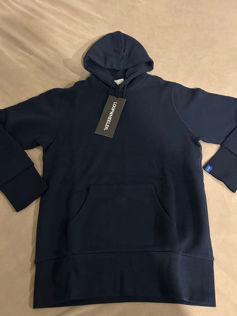LOOPWHEELER ネイビー フーディM 新品タグ付き