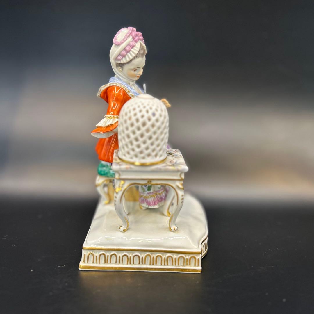 マイセン 陶磁器 フィギュア 「触覚（五感の寓意より）」　フィギュリン