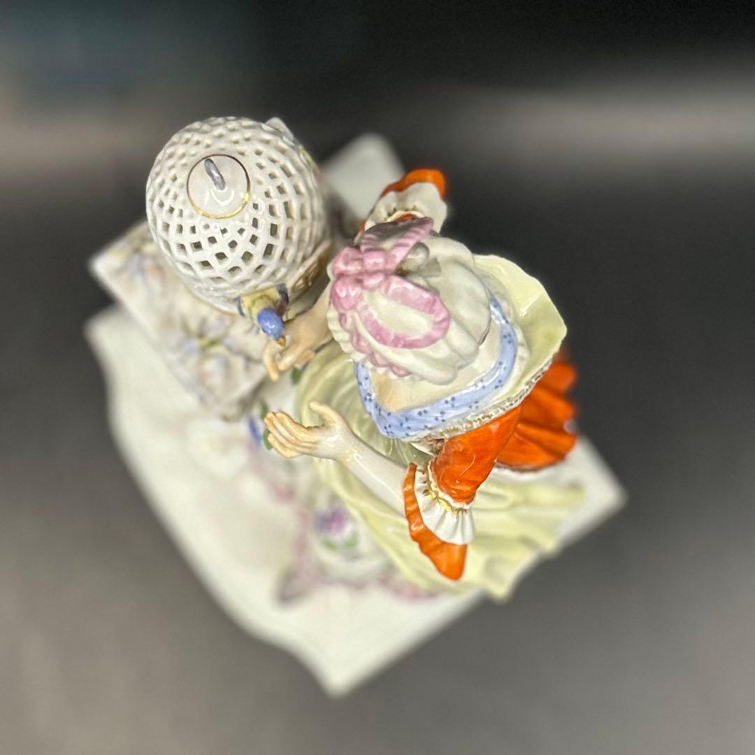 マイセン 陶磁器 フィギュア 「触覚（五感の寓意より）」　フィギュリン