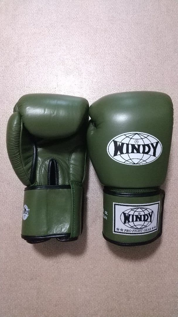 WINDY ボクシンググローブ 16oz オリーブグリーン 専用