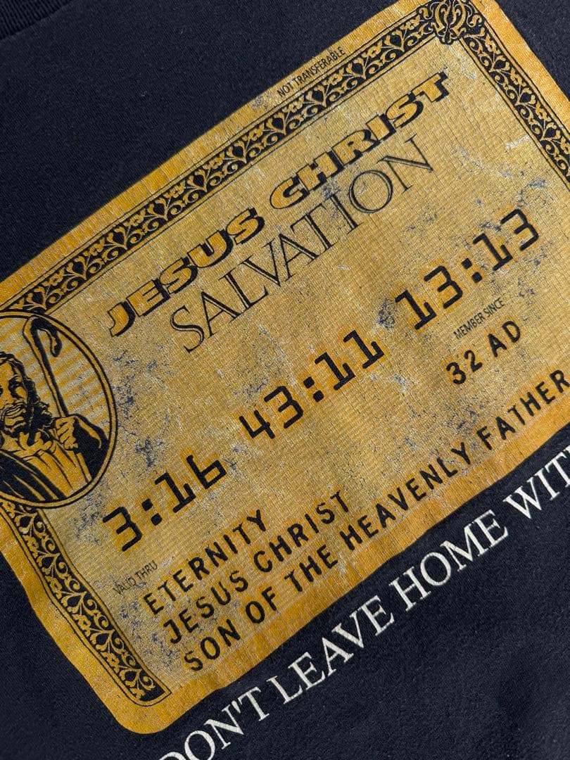 90s JESUS CHRIST SALVATION Tシャツ USA製 L