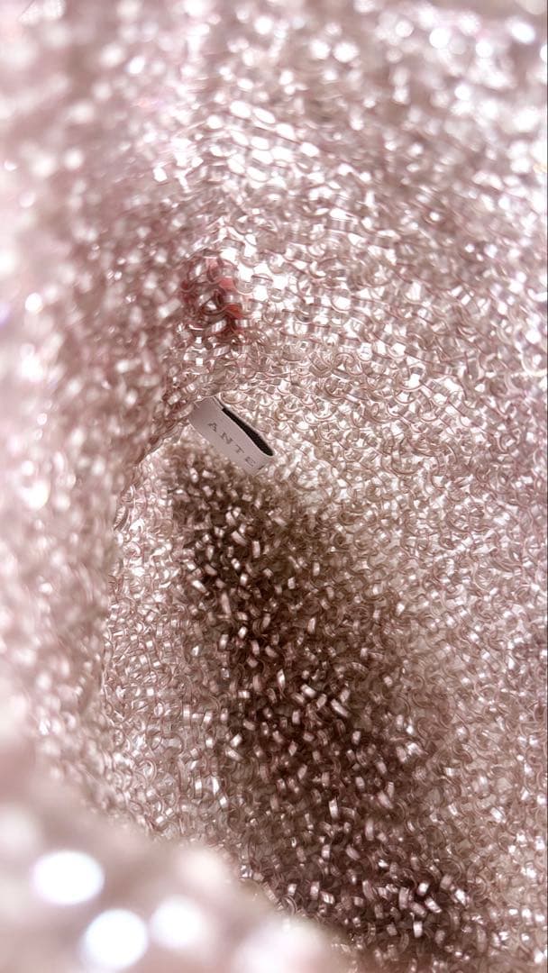 【美品】アンテプリマ　ワイヤーバッグ　リボンビジュー