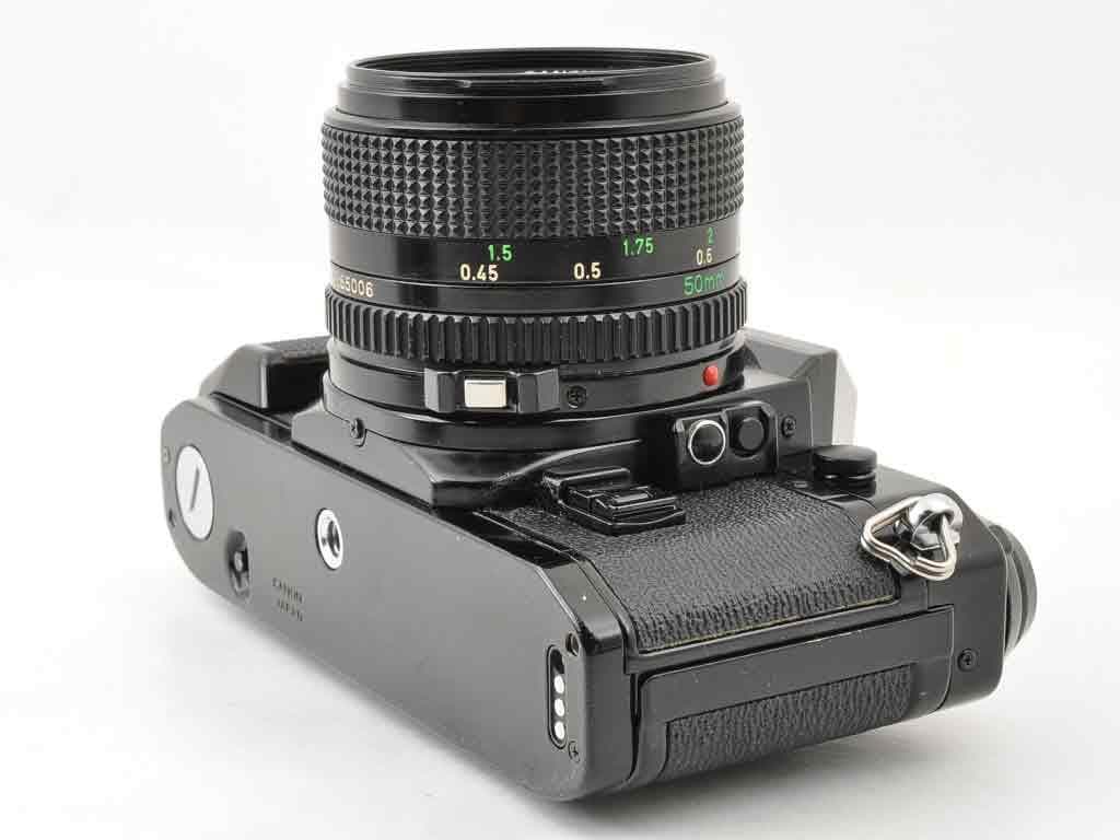 キヤノン AE-1 PROGRAM ブラック NFD 50mm f1.4 動確済