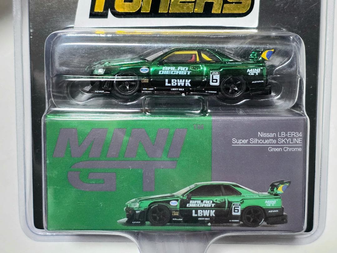 MINIGT LBWK ER34ブラジル限定イベントサイン付き