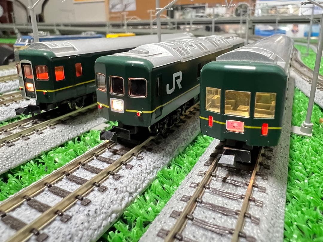 【TOMIX】24系トワイライトエクスプレス　ジャンクフルセット（一部室内灯付）