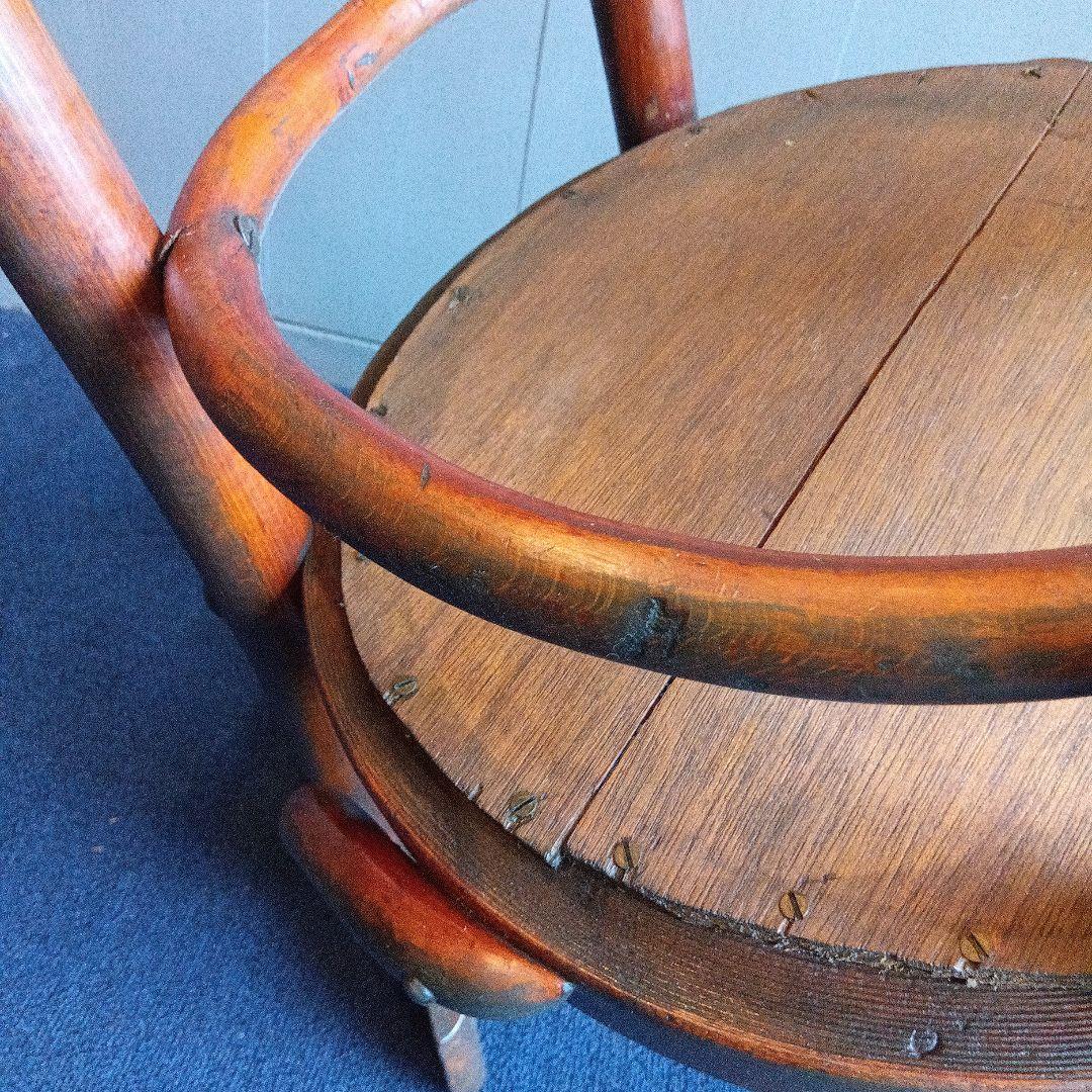 木製椅子　秋田木工会社　昭和レトロ　ヴィンテージ