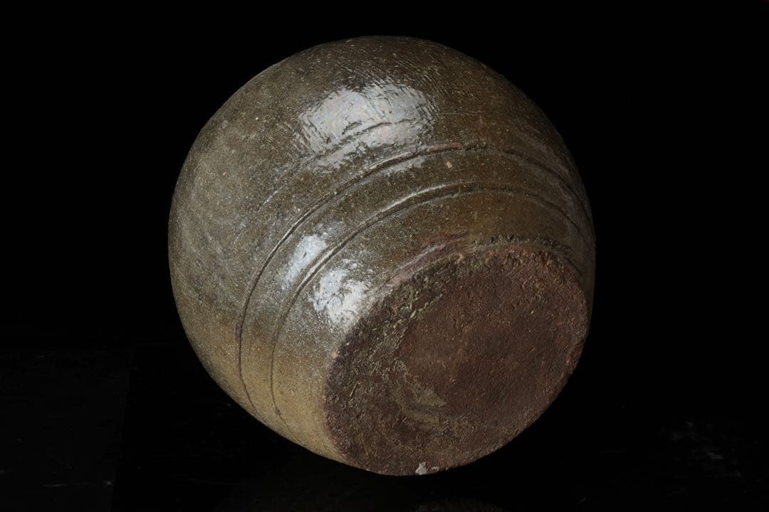 時代 古備前 自然釉 信楽 大壺 41cm 重さ15kg 花瓶 花器 古美術品