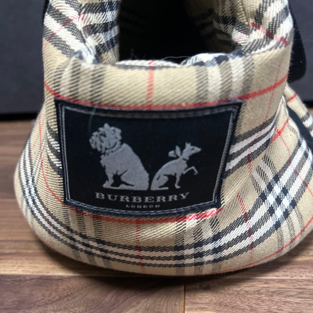 BURBERRY チェック柄 犬用キャリーバッグ