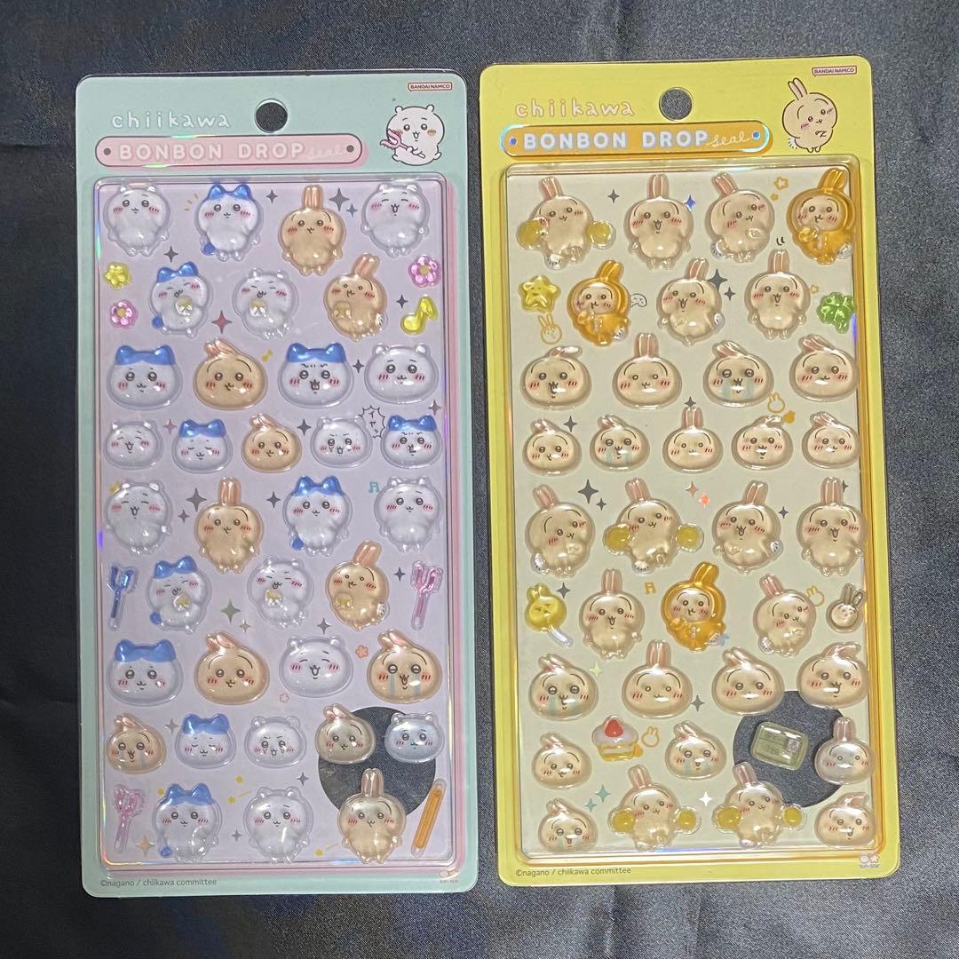 グッズまとめ売り　ちいかわ　ハチワレ　うさぎ　ボンボンドロップシール　等