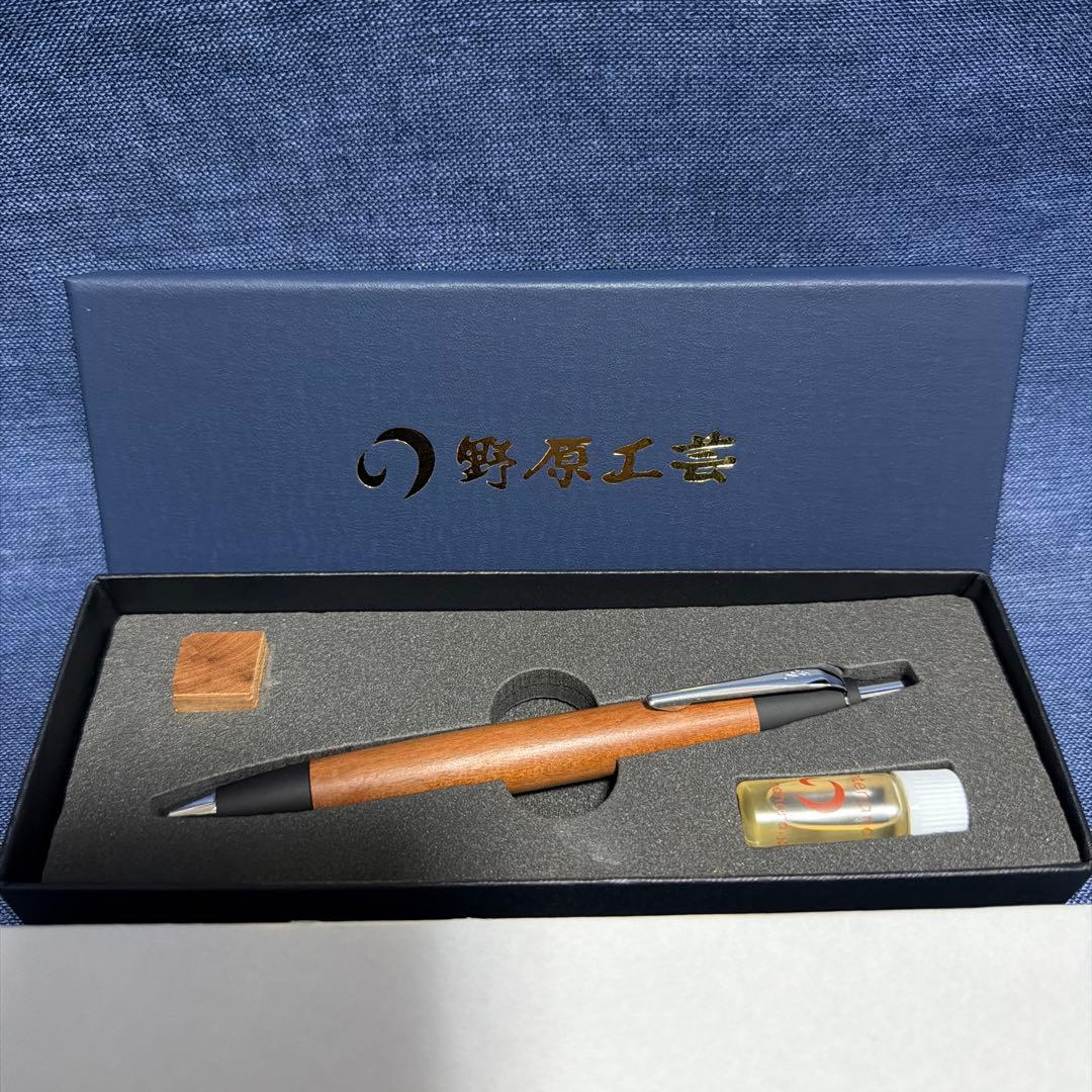 野原工芸 棗 ボールペン スタンダード シルバー SANZOクリップ なつめ