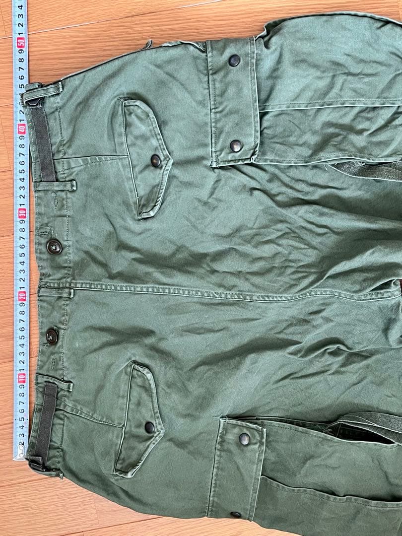 ◎50's 最初期 M51 パンツ 剥き出しスナップボタン コの字ジッパー 実物