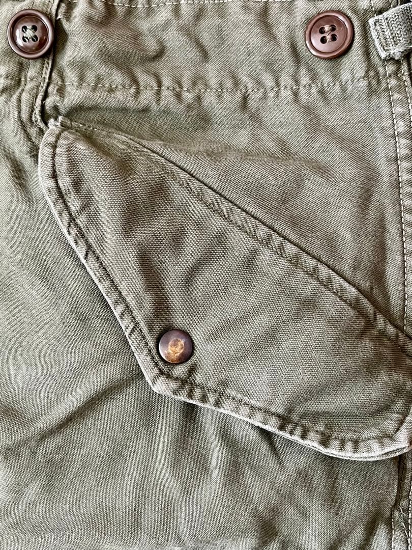 ◎50's 最初期 M51 パンツ 剥き出しスナップボタン コの字ジッパー 実物