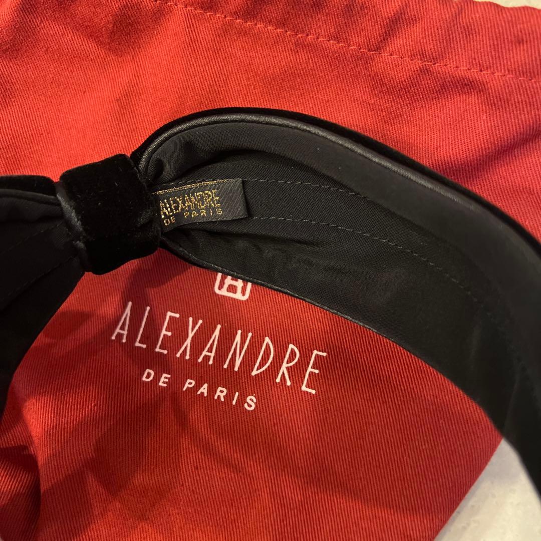 アレクサンドルドゥパリ ベルベット カチューシャ