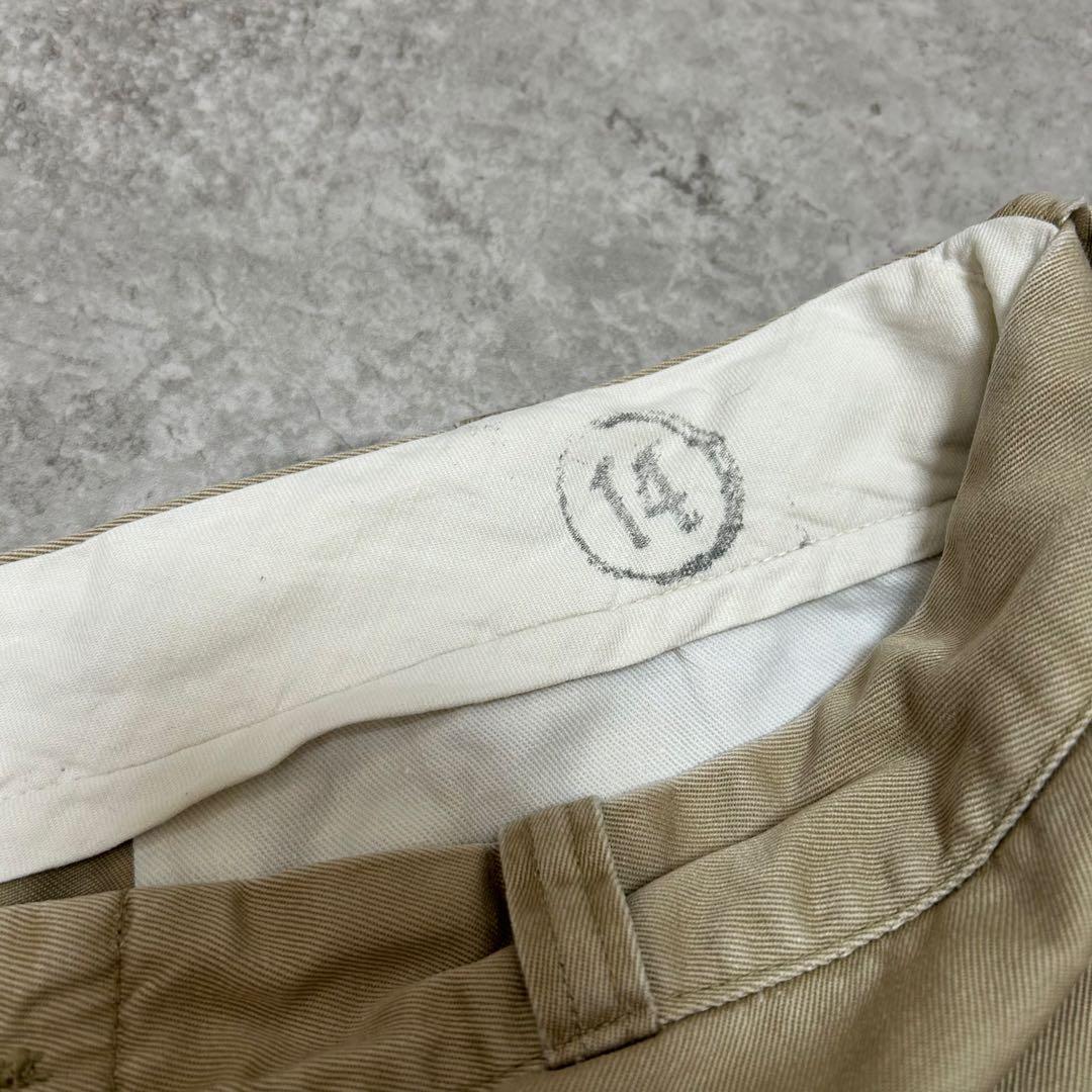 50-60s US ARMY チノパン PRENTICEジップ 米軍 実物