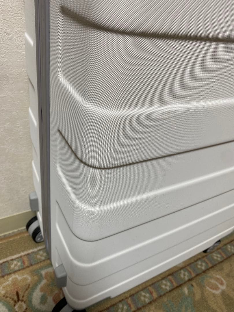 ◾️無印良品◾️バーを自由に調節できる　ハードキャリーケース　ホワイト