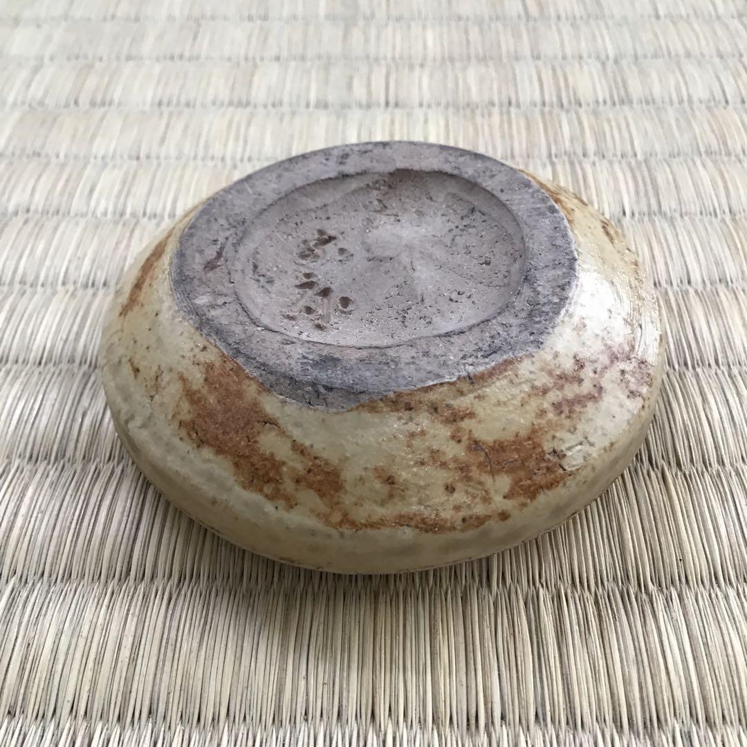 茶道具　香合　黄瀬戸干支巳香合　洞窯十五世　水野家康作　共箱　S77KGA