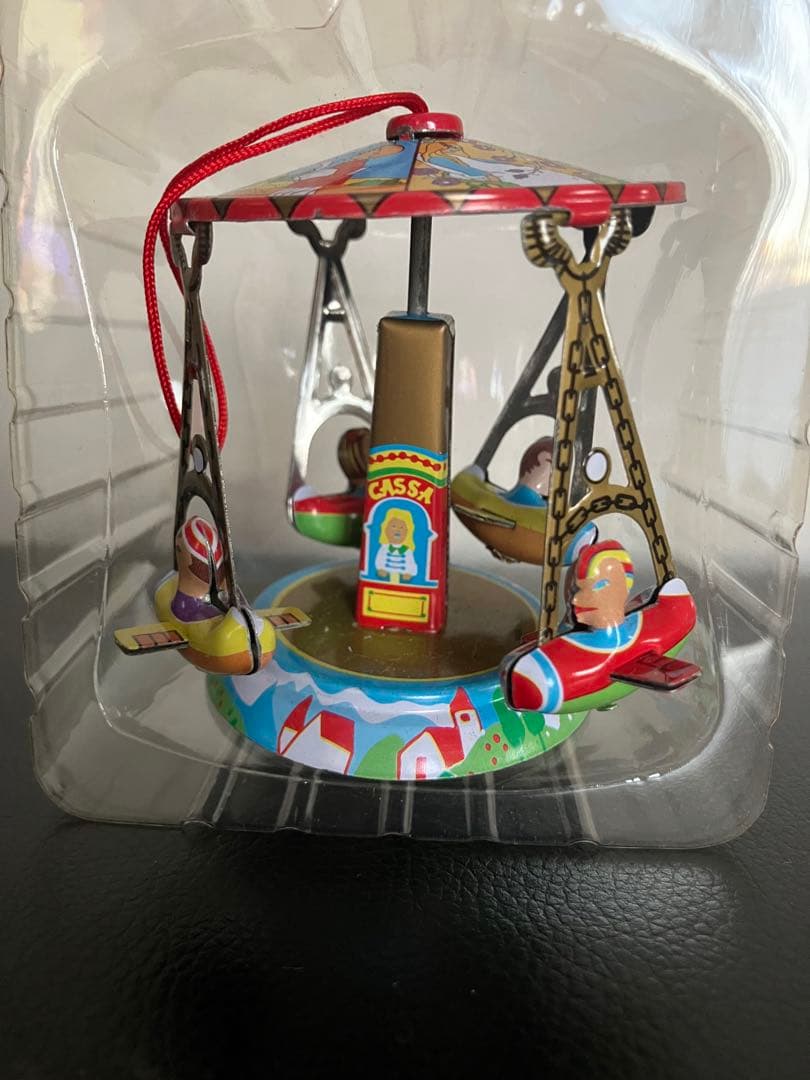 TIN TOY ミニチュア　メリーゴーランド　ブリキ