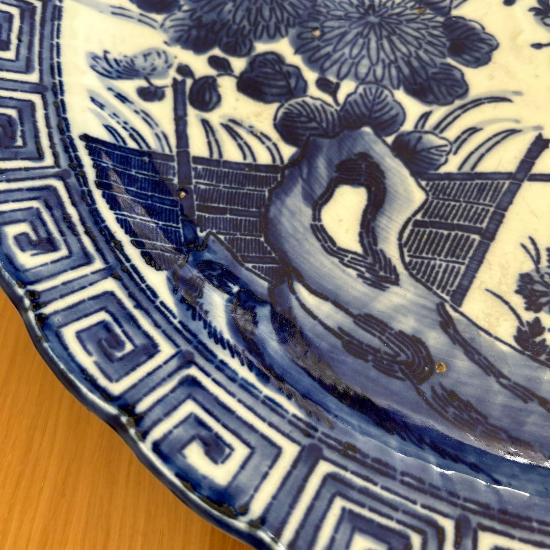 ￼骨董　大皿    46センチ　完品無傷