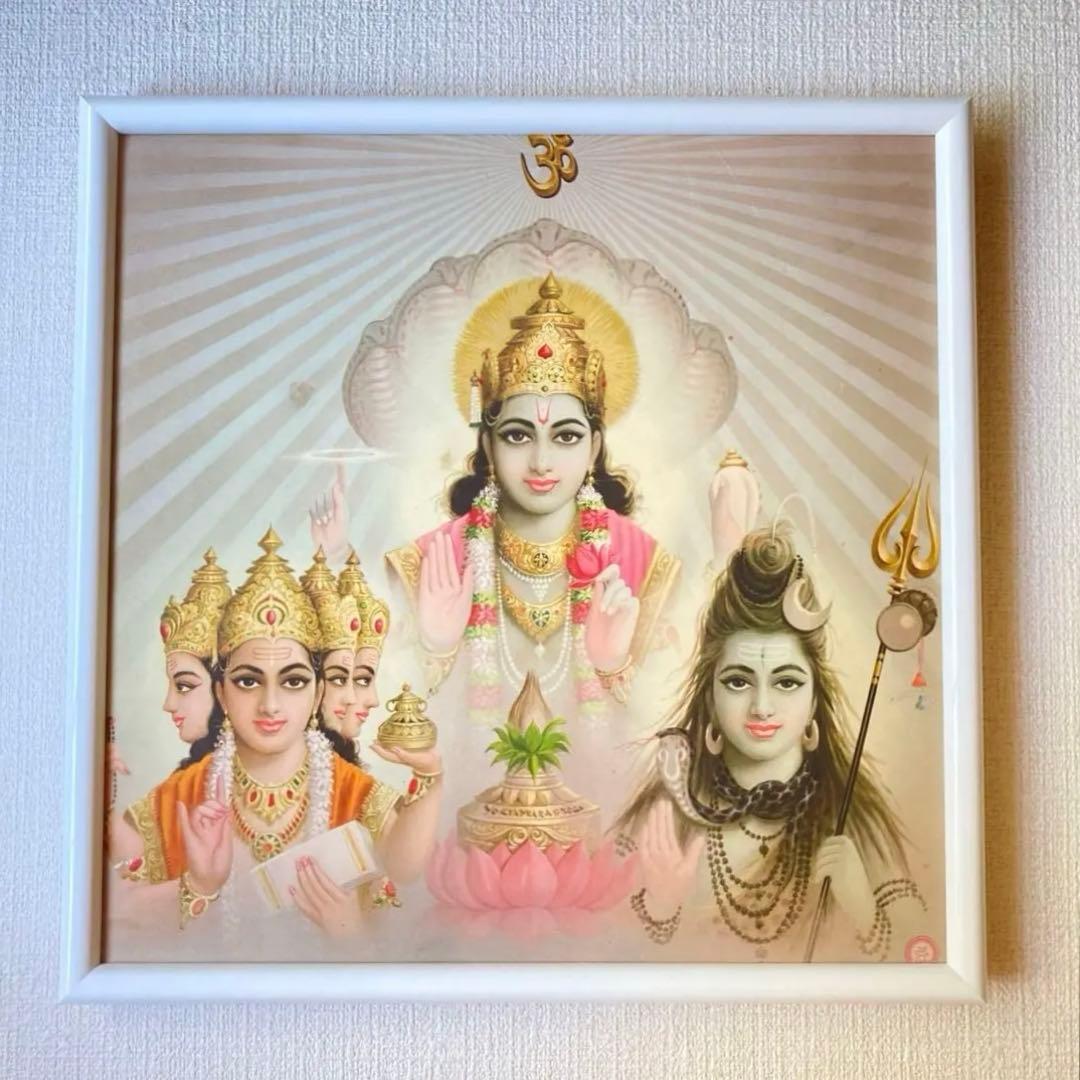 トリムルティ　ビンテージポスター　　額縁付