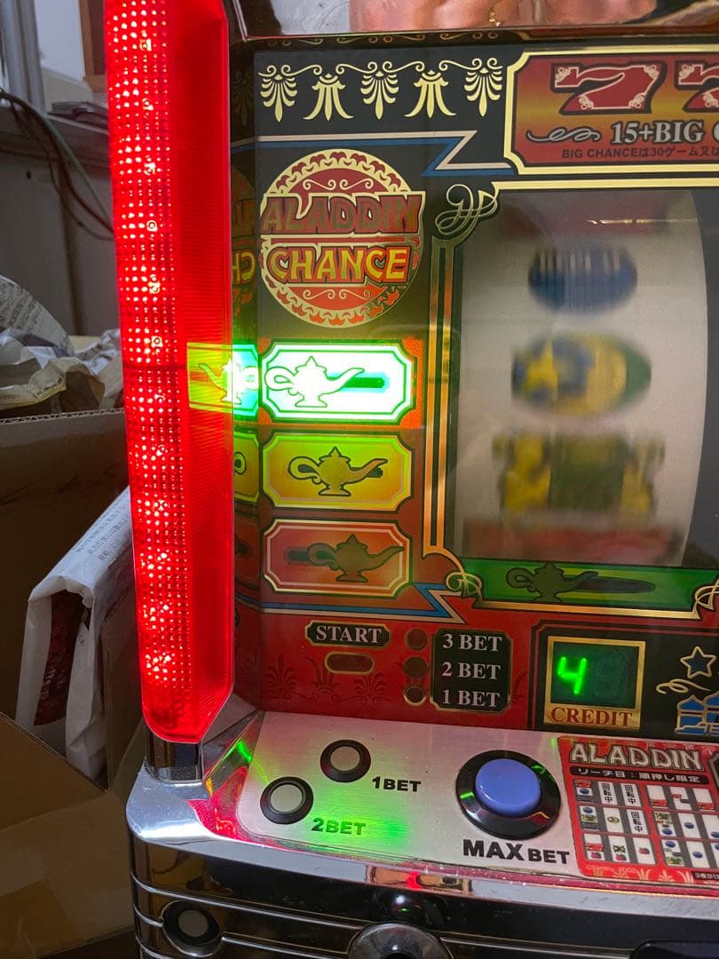 アラジンA 実機 不要機 設定、ドアキー、250枚付き