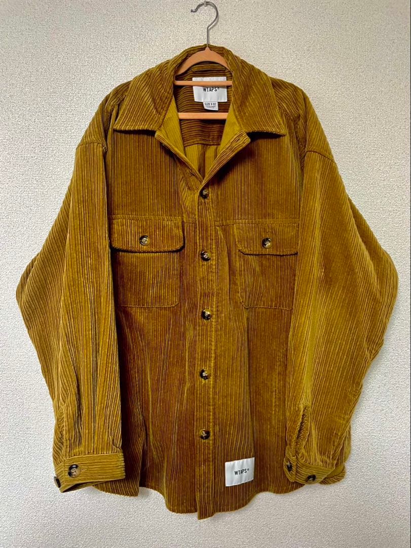 WTAPSダブルタップス 2021AW CORDUROY コーデュロイ シャツ