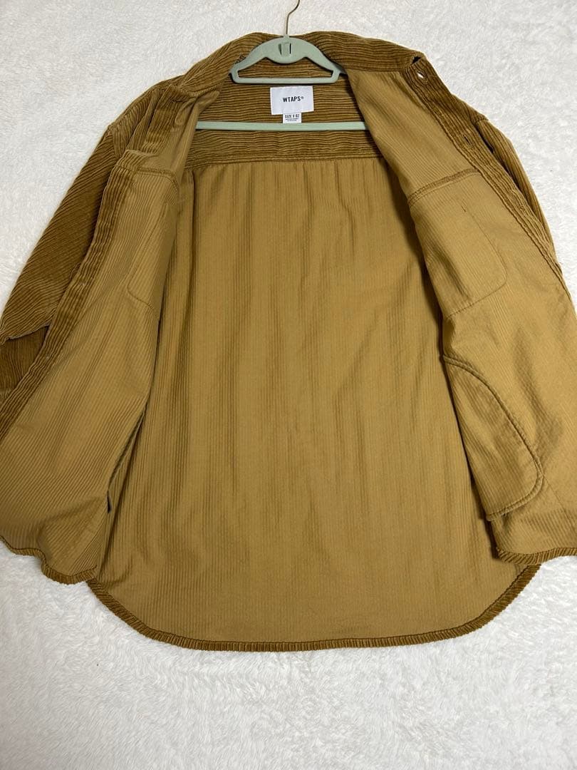 WTAPSダブルタップス 2021AW CORDUROY コーデュロイ シャツ