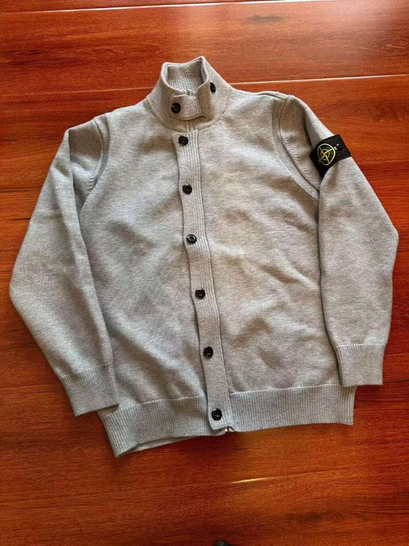 Stone  グレー カーディガン Lサイズ 軽い使用感
