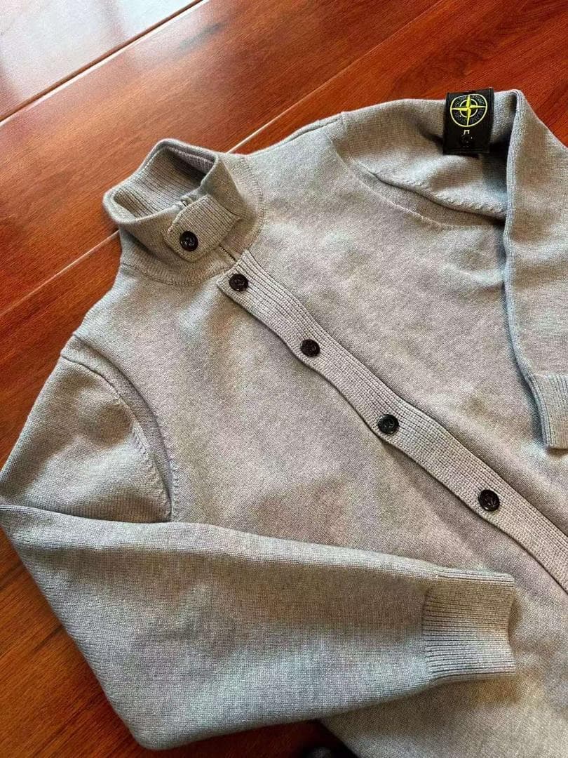 Stone  グレー カーディガン Lサイズ 軽い使用感