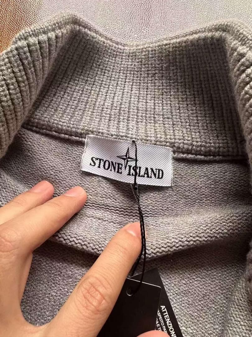 Stone  グレー カーディガン Lサイズ 軽い使用感