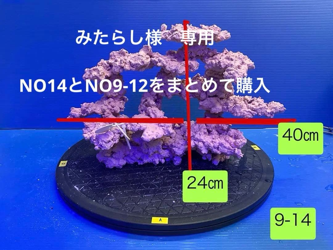 人工ライブロック　No.9-14 9-12 まとめて2個購入