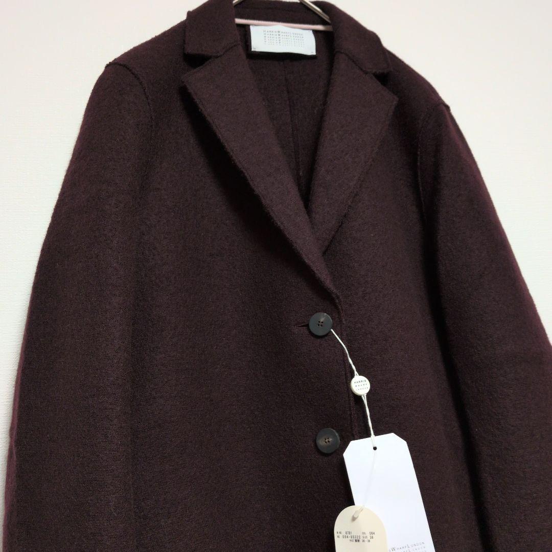 新品タグ付　HARRIS WHARF LONDON　イタリア製　ウールコート